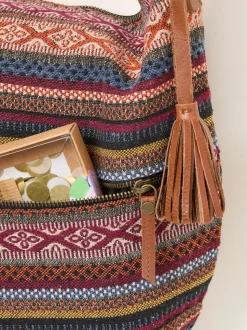 Sac à bandoulière tissé FatFace