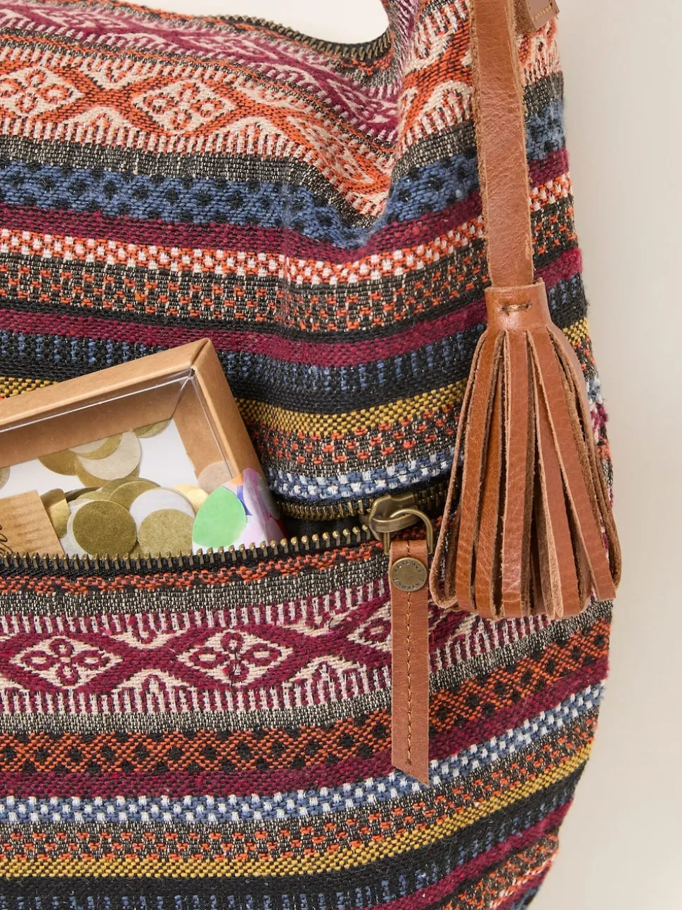 Sac à bandoulière tissé FatFace