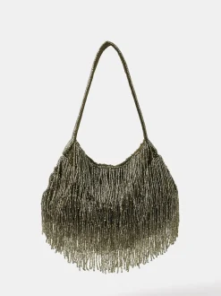 Sac à main Accessorize à franges avec perles