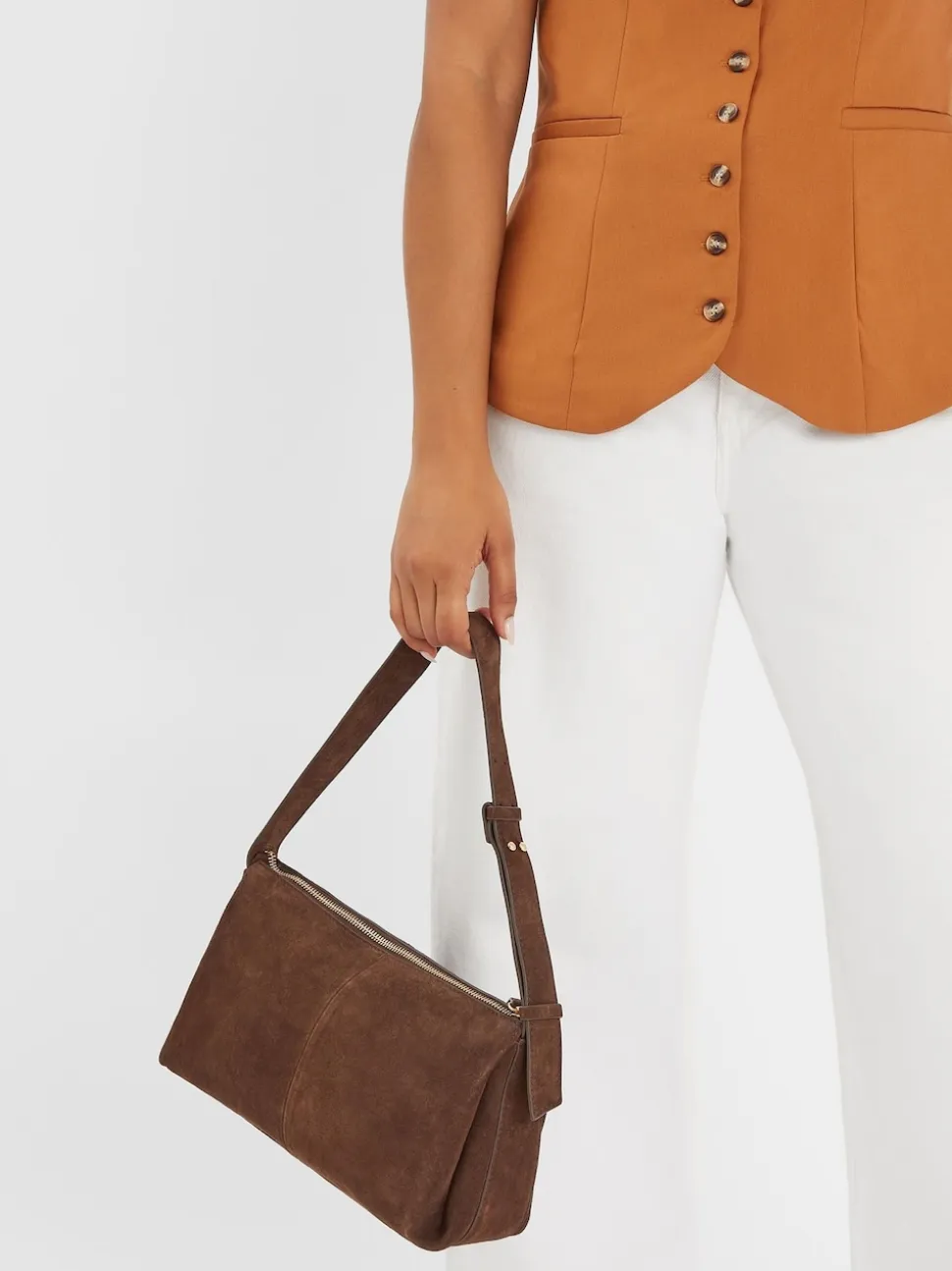 Sac bandoulière Accessorize en Daim
