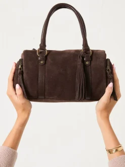Sac de bowling FatFace en daim