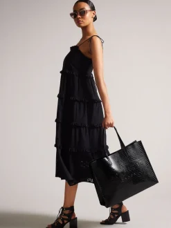 Sac Ted Baker Seacon à petit emblème et motif hachuré