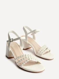 Sandales à talons Linzi Perla avec lanières de perles
