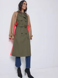 SCAMP & DUDE Trench Color-block