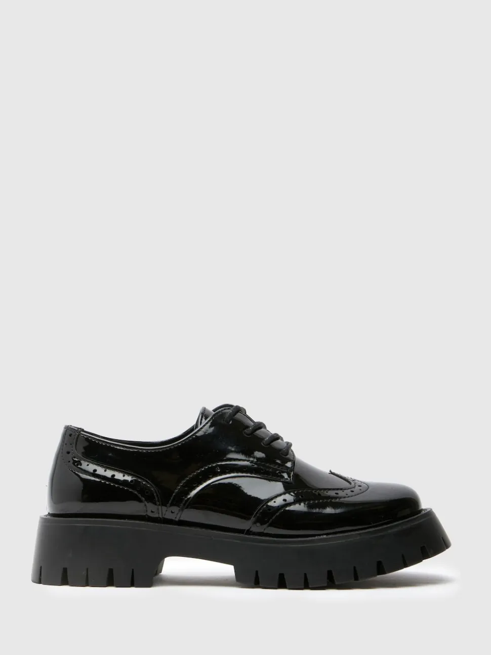 Schuh Brogues vernies épaisses Laina