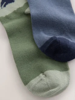 Scène de Swan - Lot de 2 paires de chaussettes en coton à poignée chaude