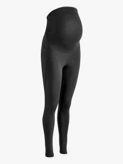 Seraphine Black Bump & Back Support Maternité Leggings noirs