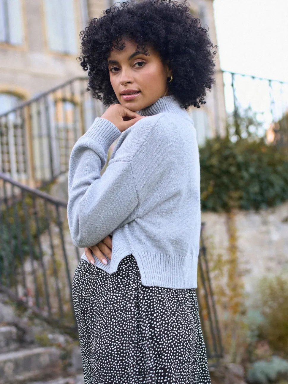 Seraphine Robe haut en maille Grossesse et Allaitement