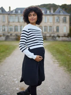 Seraphine Robe haut en maille Grossesse et Allaitement