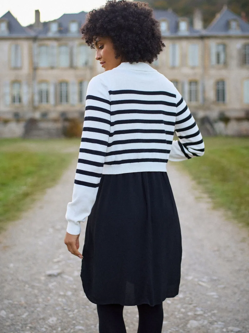 Seraphine Robe haut en maille Grossesse et Allaitement