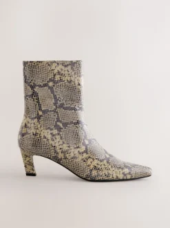 serpent - Bottines à talons Forever Comfort® avec bout ciselé