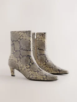 serpent - Bottines à talons Forever Comfort® avec bout ciselé