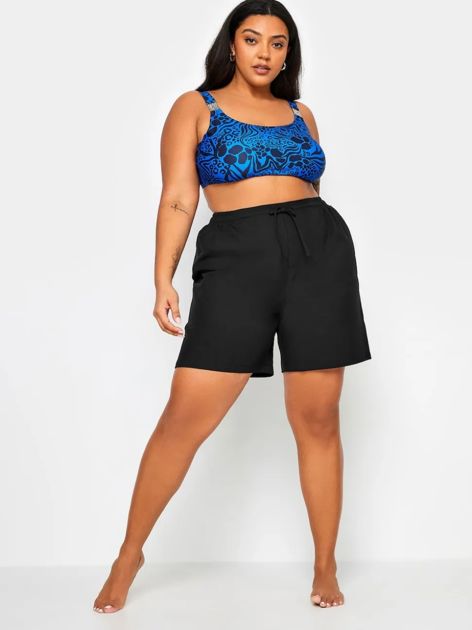 Short de bain Yours Curve à cordon de serrage