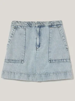 Short Jigsaw en jean à poche plaquée