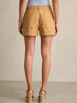 Short Reiss Clement en coton à lacets