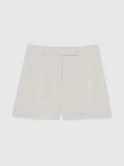Short Reiss Devon ajusté en lin mélangé