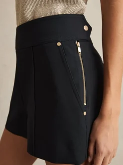 Short Reiss Immie coupe ajustée à détail clouté