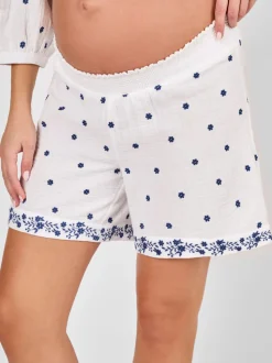 Shorts de maternité JoJo Maman Bébé brodé