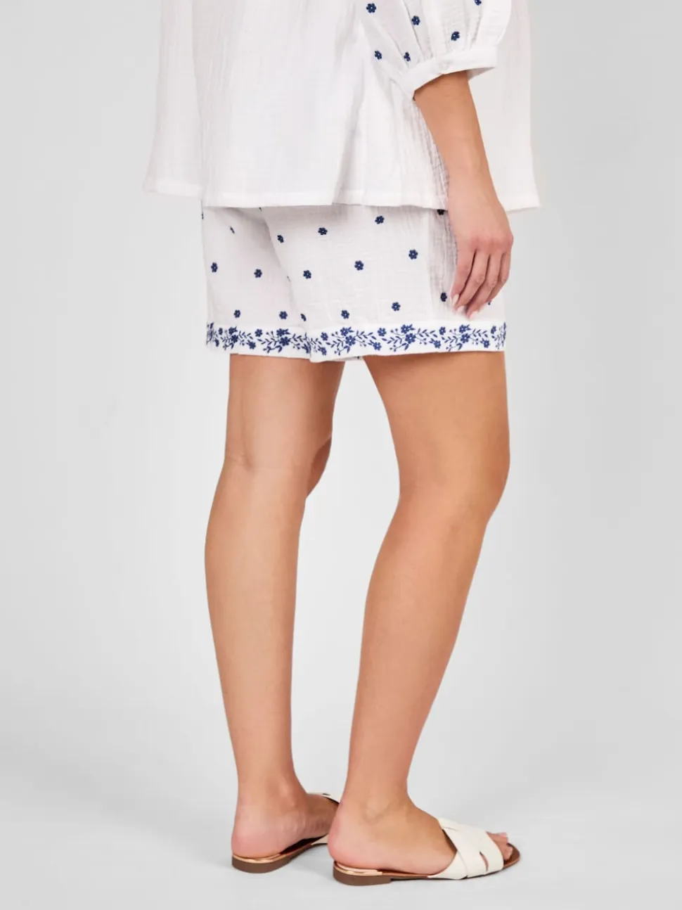 Shorts de maternité JoJo Maman Bébé brodé