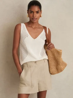 Shorts en lin Reiss Ashby