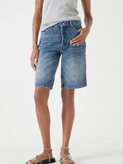 Shorts Hush Boyfriend Long Denim 100% coton