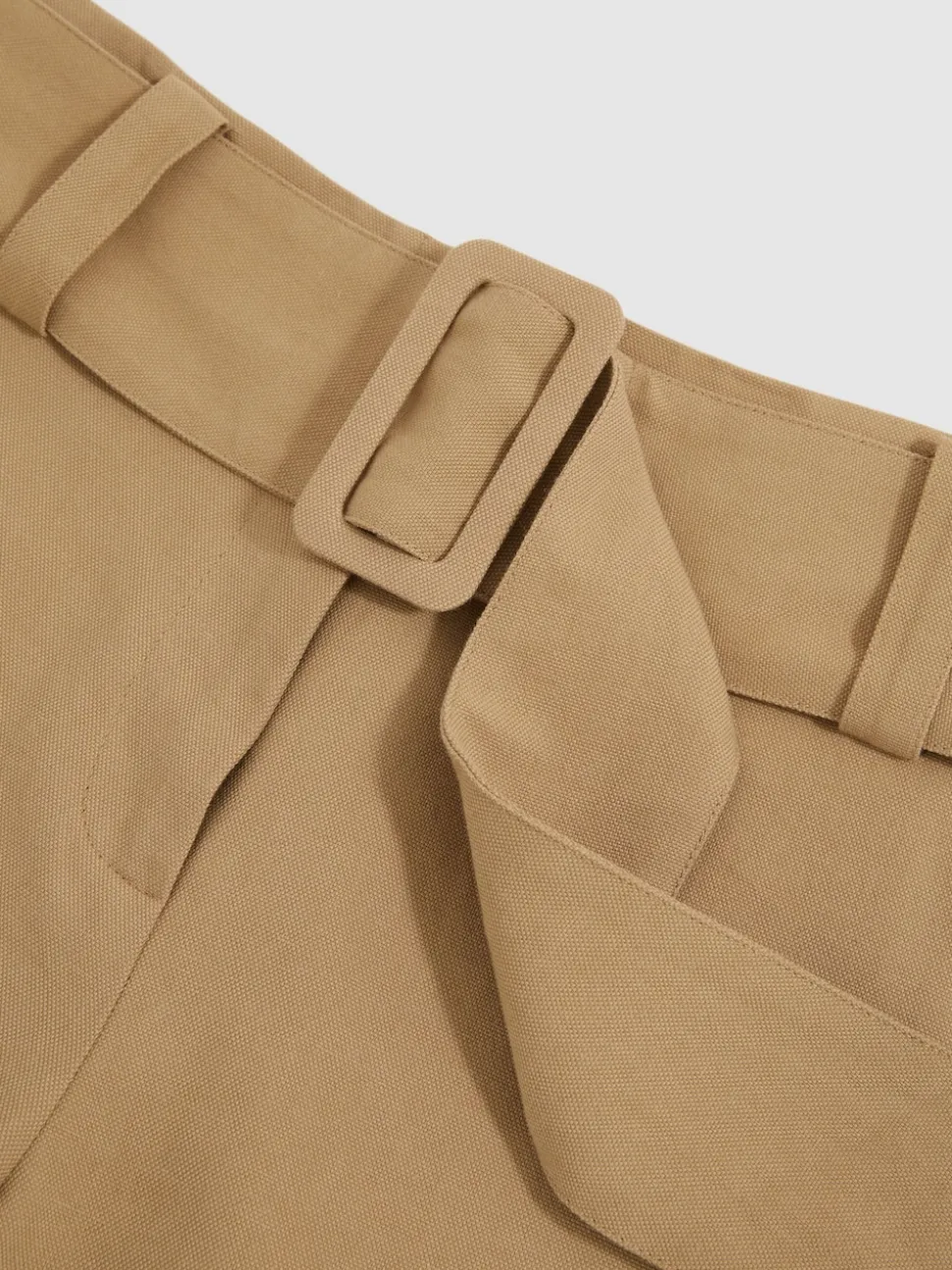 Shorts Reiss Harper ceinturés en coton mélangé et lin