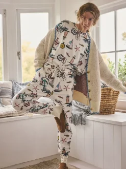 Sirène crème - Pyjama à manches longues