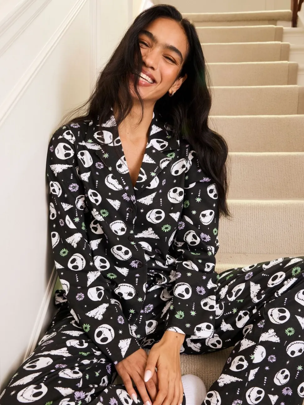 Skinnydip Disney Ensemble pyjama Nightmare Before Christmas Jack Skellington