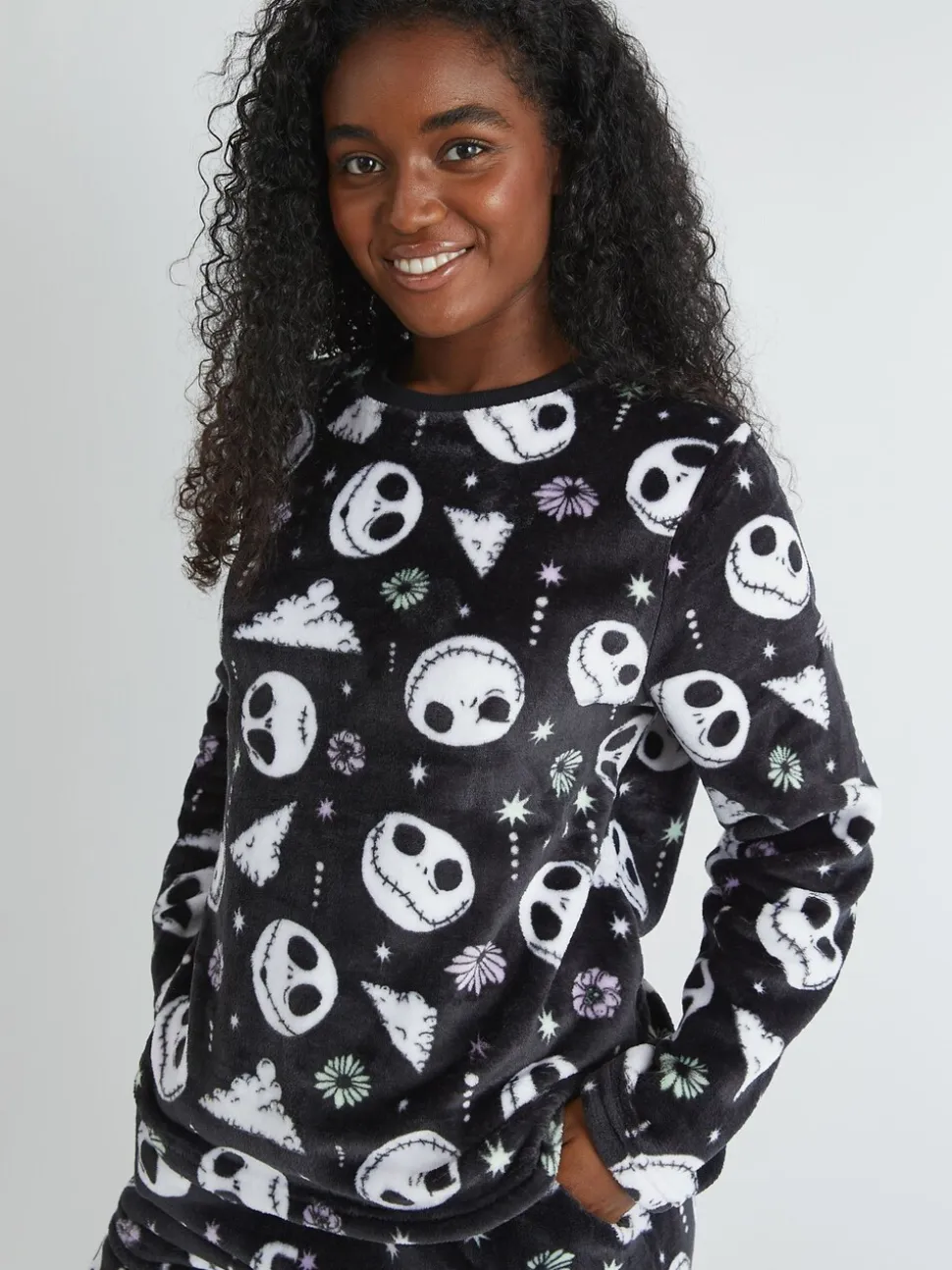 Skinnydip Disney Pyjama en polaire Jack Skellington