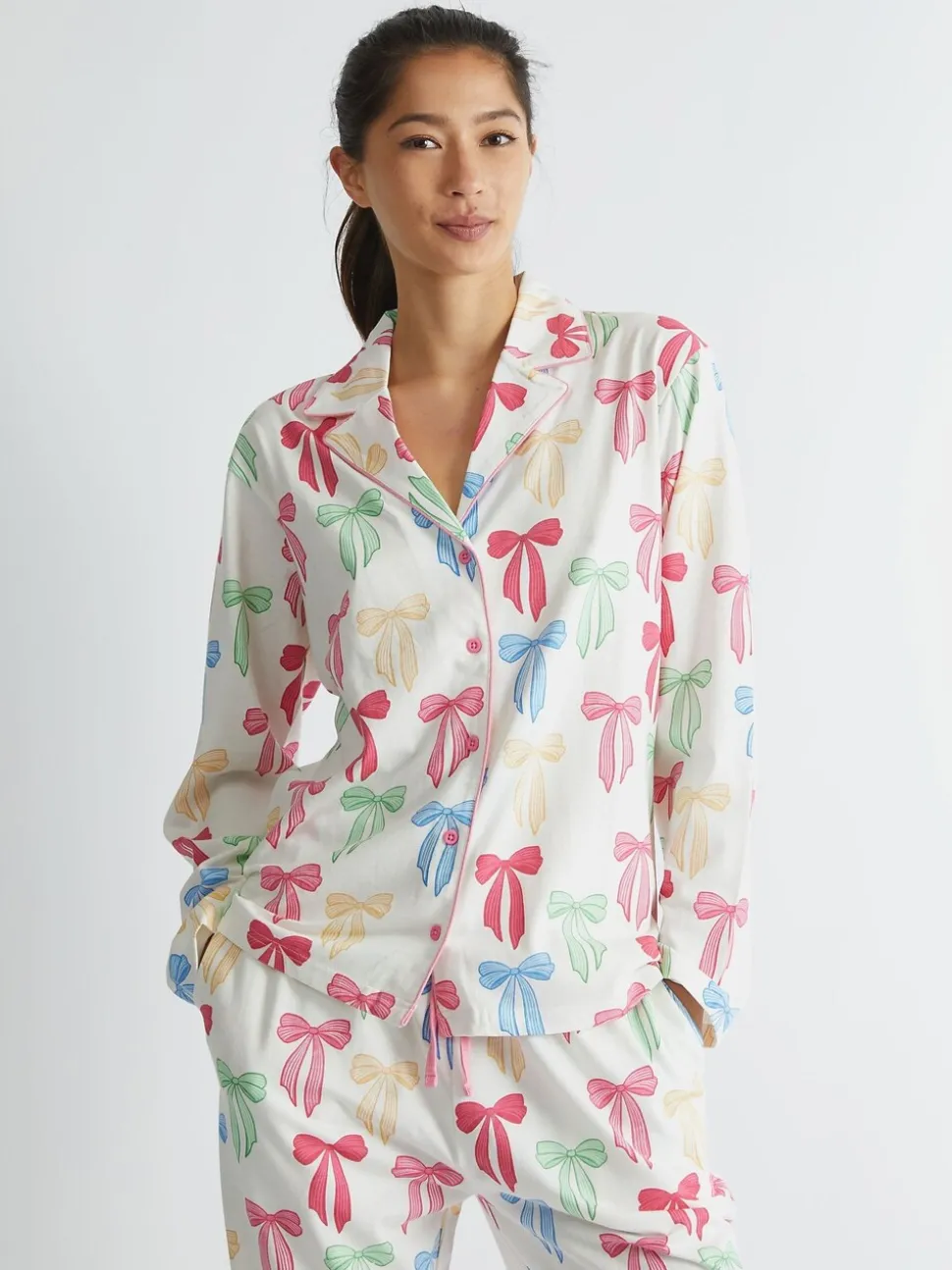 Skinnydip pyjama multicolore à nœud