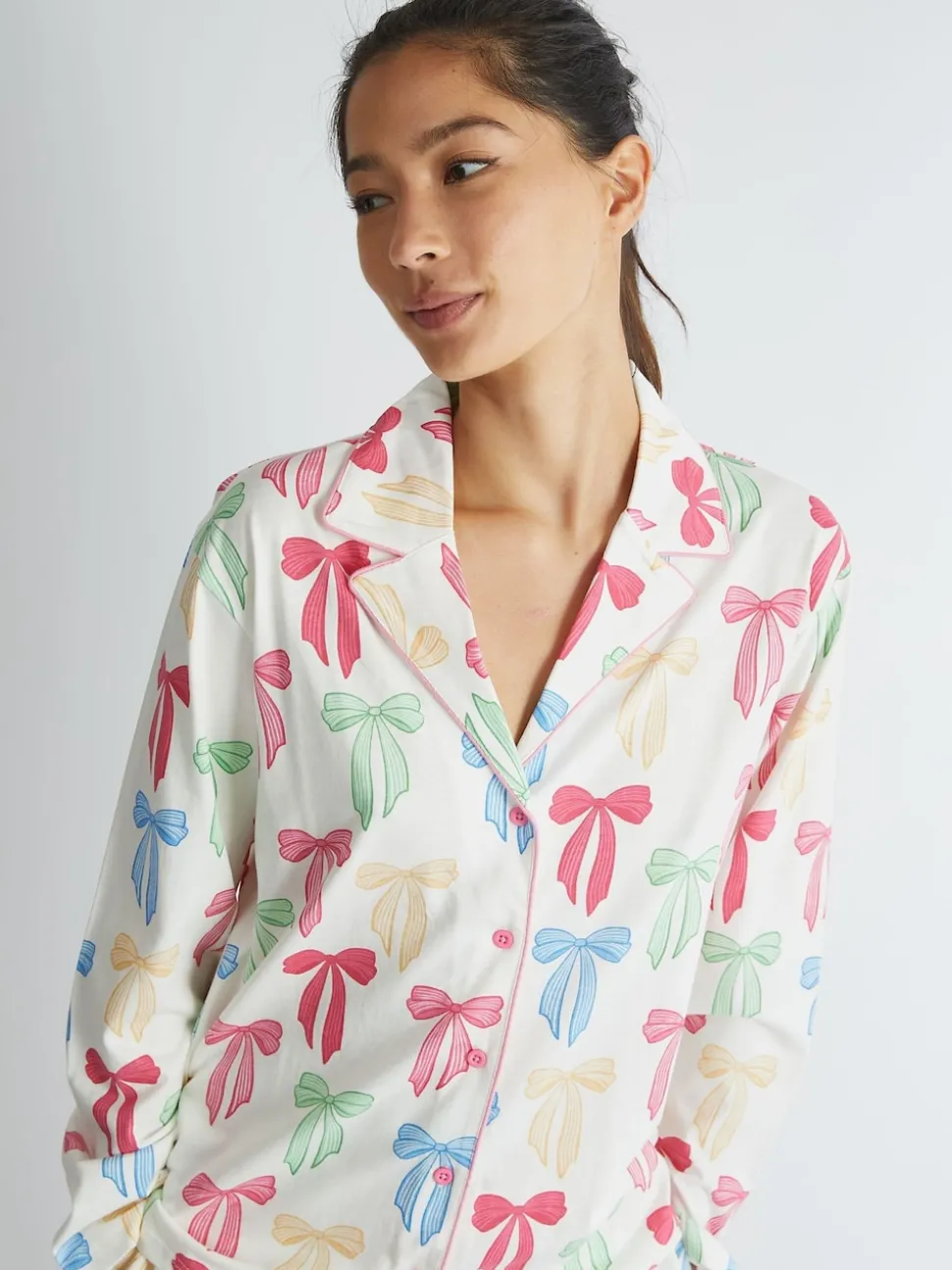 Skinnydip pyjama multicolore à nœud
