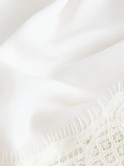 Slip de mariée B by Ted Baker écru en satin et dentelle