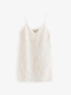 Slip de mariée B by Ted Baker ivoire à plumes