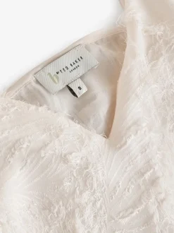Slip de mariée B by Ted Baker ivoire à plumes