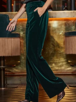 Sosandar Luxe Pantalon ample en velours