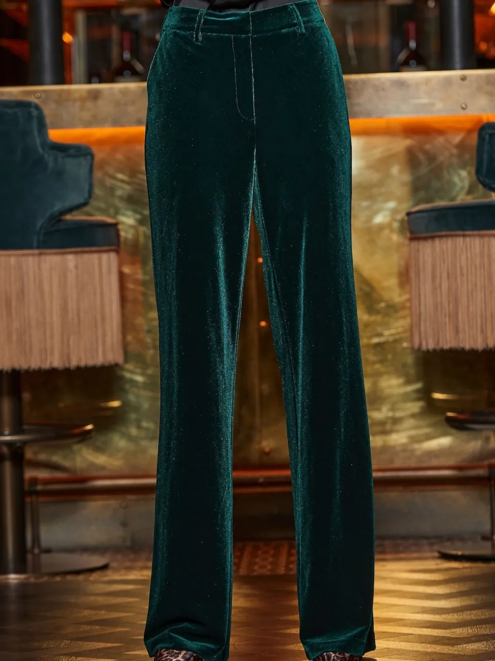 Sosandar Luxe Pantalon ample en velours