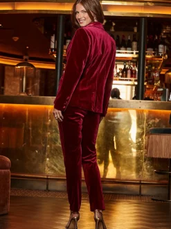 Sosandar Velours habillé Blazer