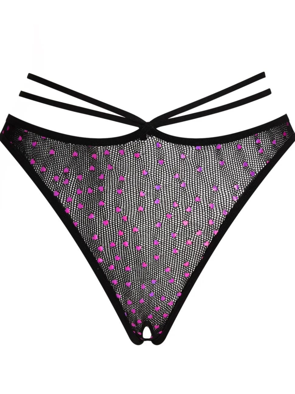 String sans entrejambe Ann Summers Love Me Cœur à sequins