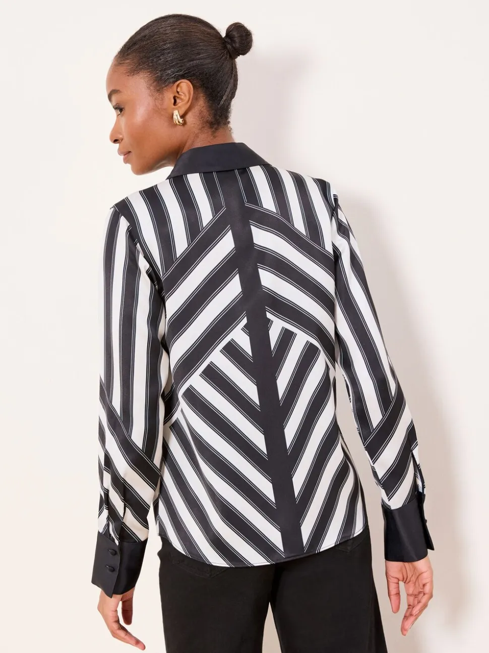 Stripe Monochrome - Chemise Lipsy