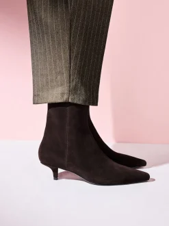 Suede Brune - Bottes Tabitha Simmons x Next à talon sous-ensemble