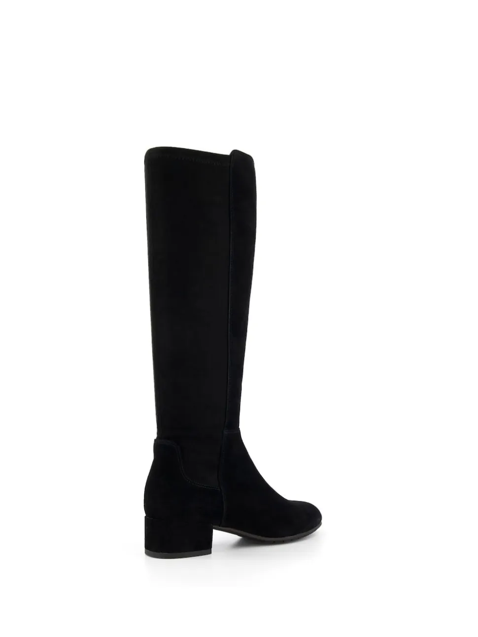 Suede noire - Dune London Bottes hautes élégantes et stretch Tayla