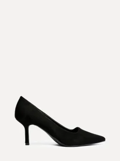 Suede noire - Linzi Kat Closed Court Stiletto talons