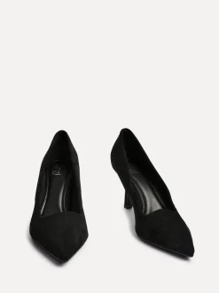 Suede noire - Linzi Kat Closed Court Stiletto talons