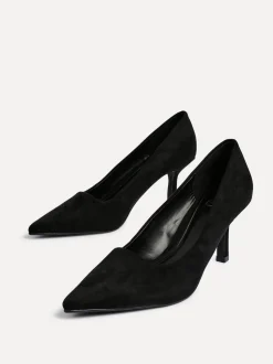 Suede noire - Linzi Kat Closed Court Stiletto talons