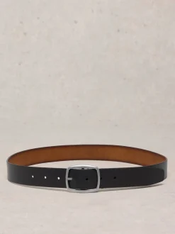 Suede noire - White Stuff ceinture en cuir réversible