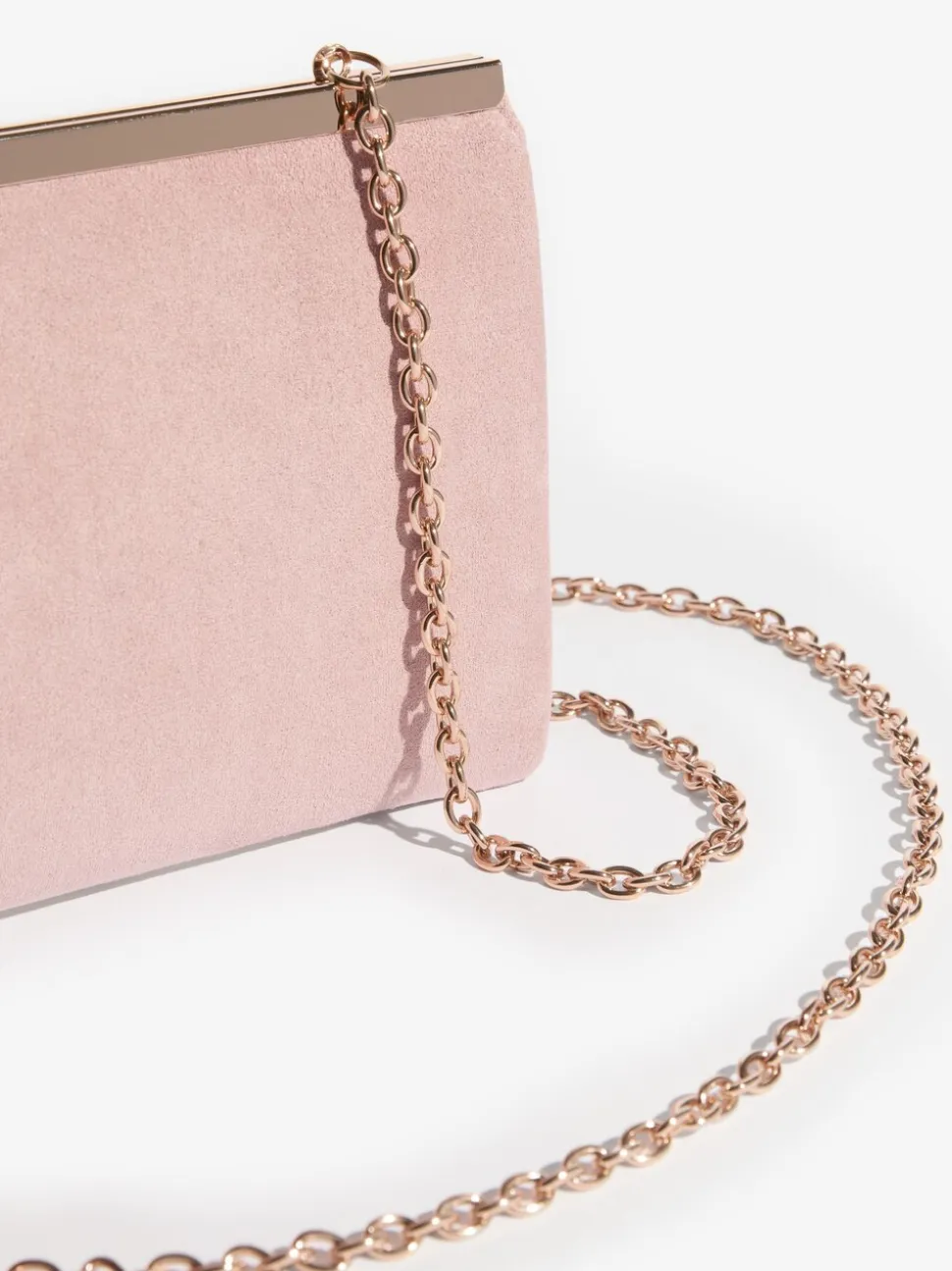 Suedette rose blush - Pochette Friends Like These Occasion