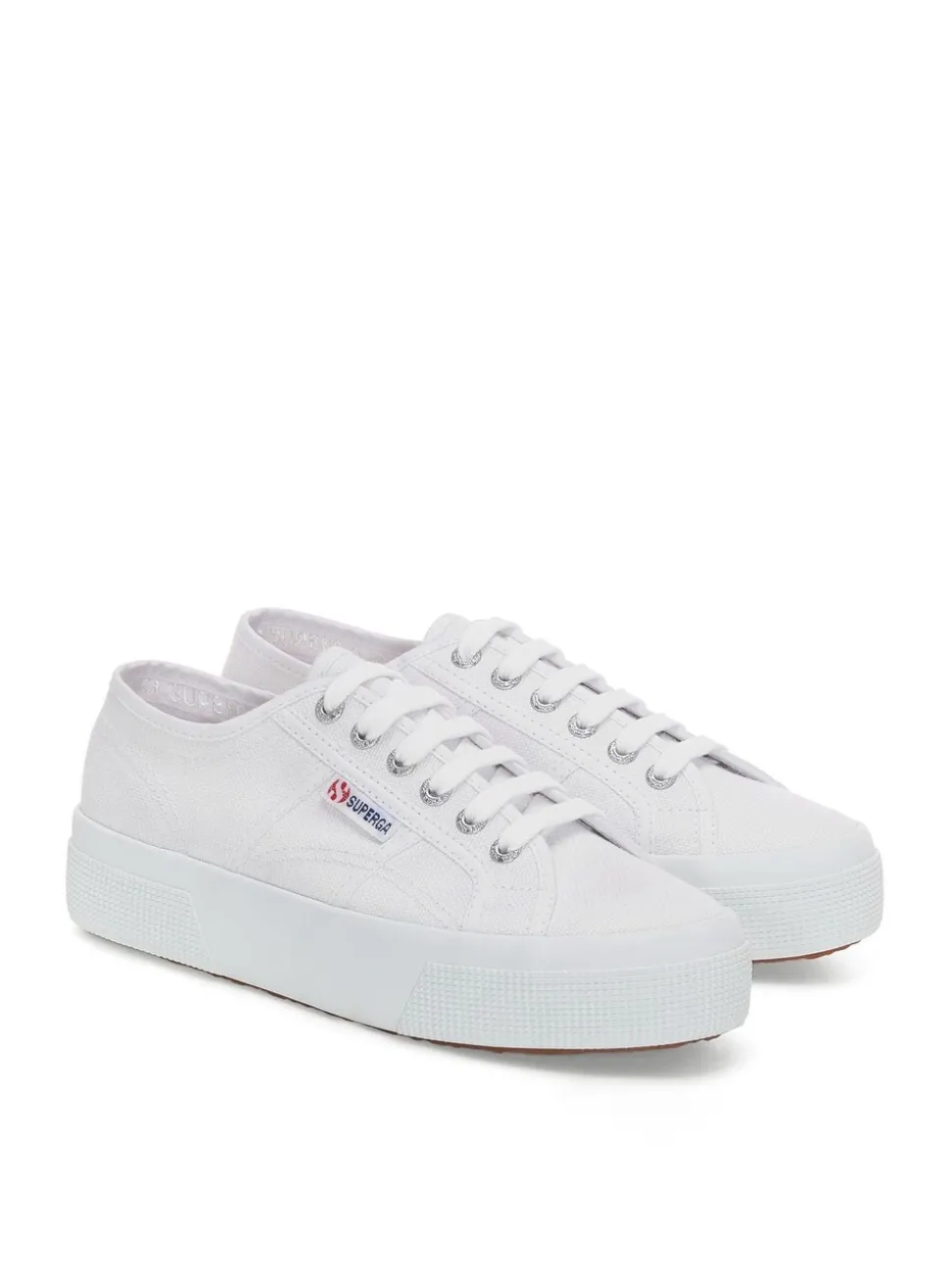 Superga 2740 Platform White Trainers