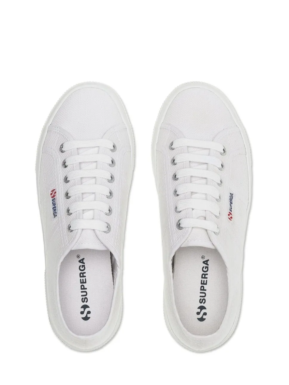 Superga 2740 Platform White Trainers