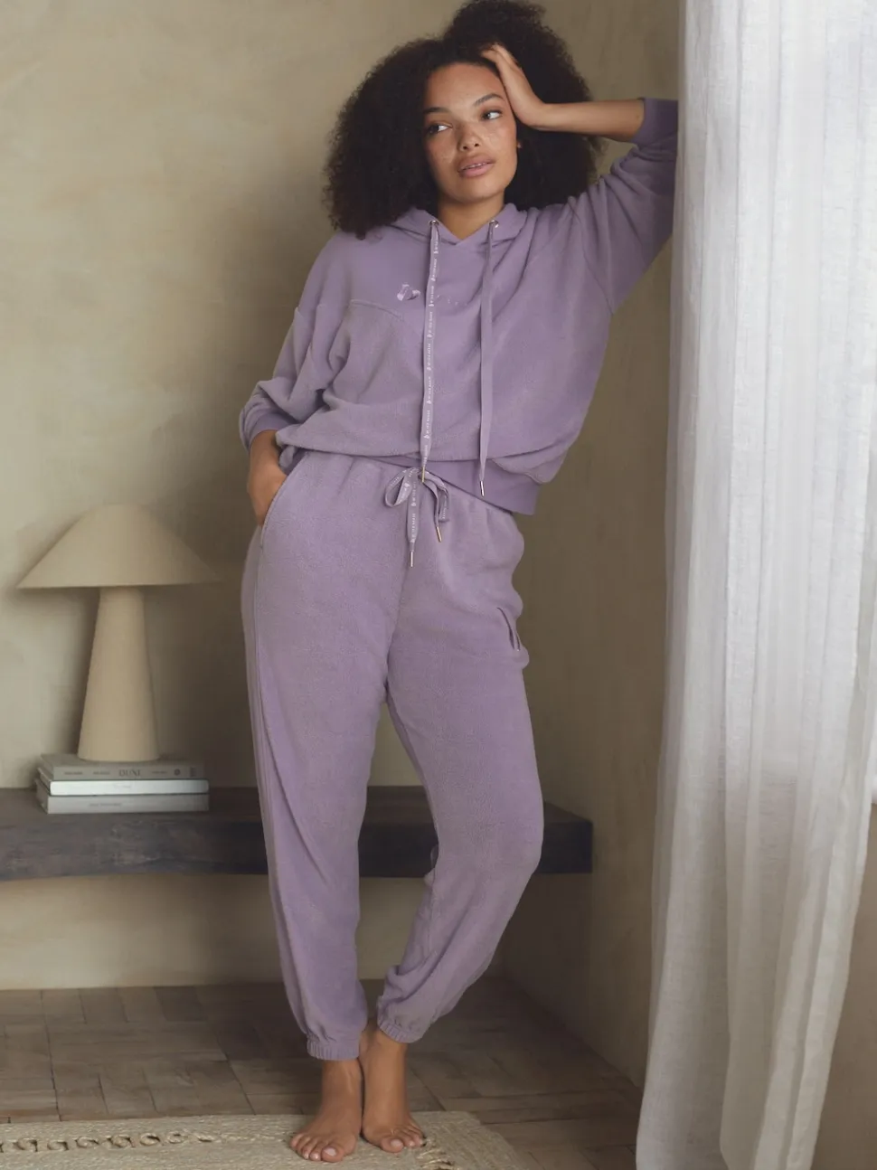 Survêtement B by Ted Baker en polaire violette lilas
