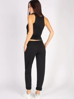 Survêtement Pineapple femme droit à ourlet roulé